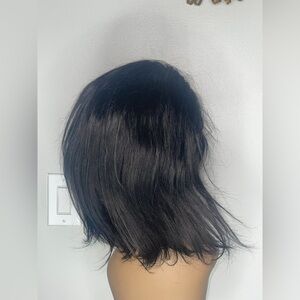 10” (180% density)13x4 100% human Elegant Black Women's Wig